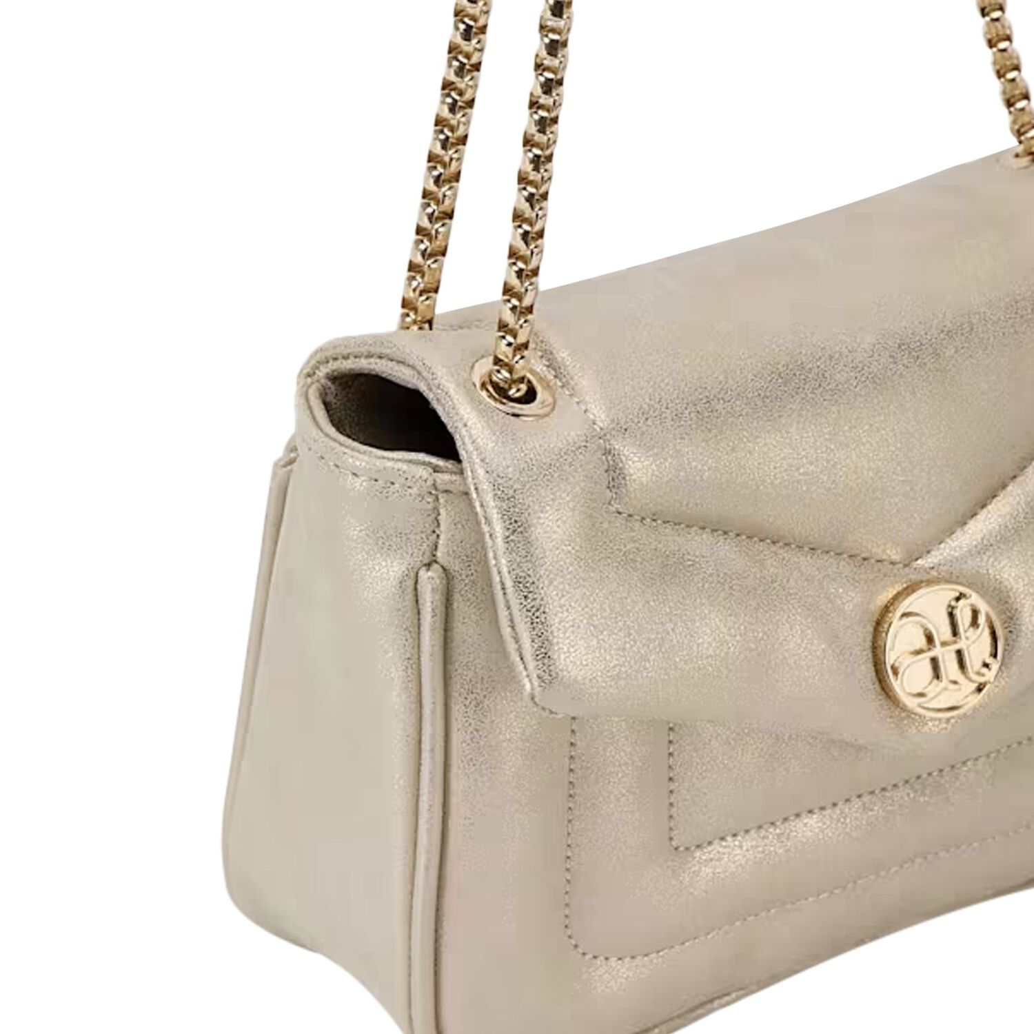 حقيبة يد ذهبية مبطنة للبنات, 1, hi-res image number null