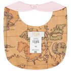 Baby Girls Pink & Beige Geo Map Babygrow Gift Set, 2, hi-res