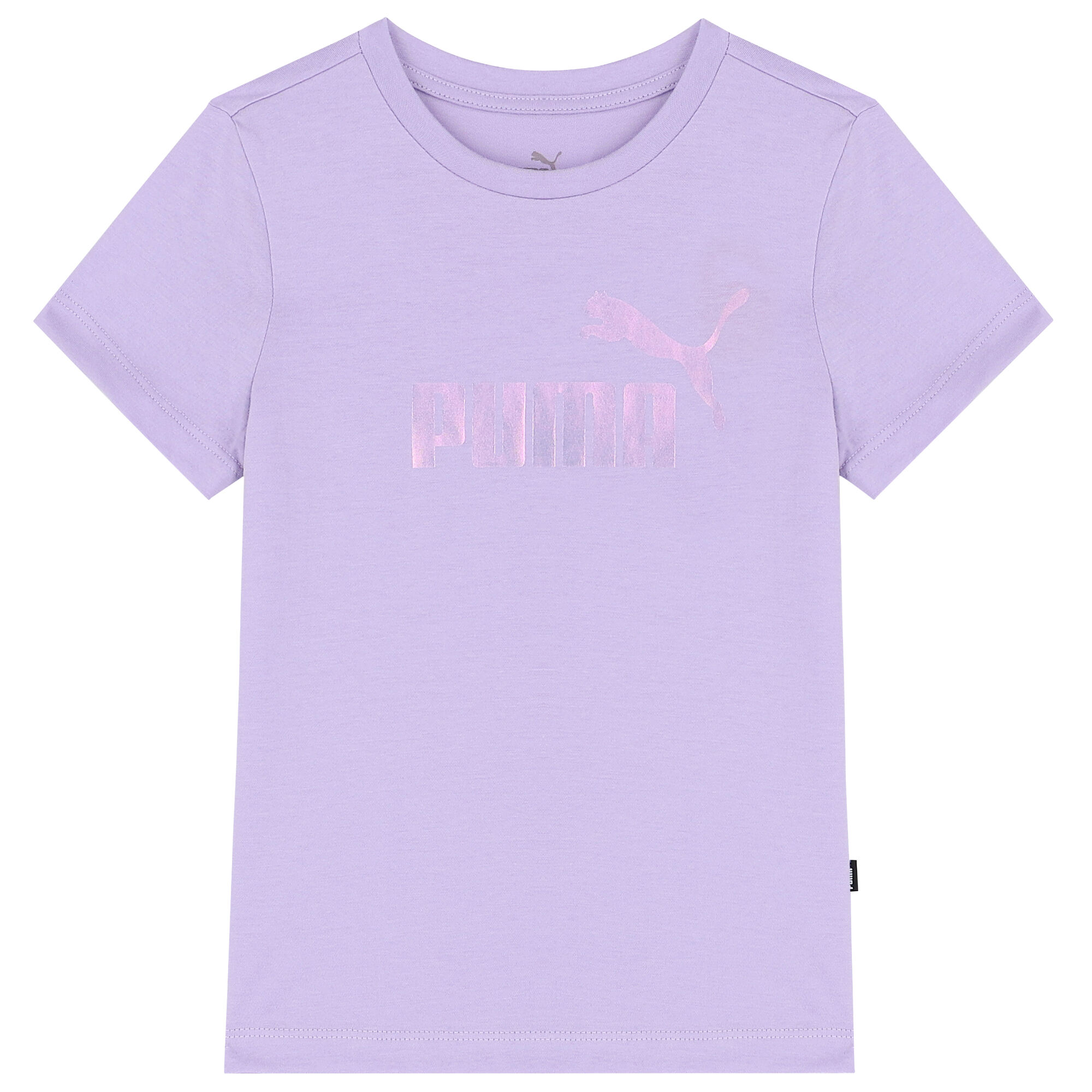 Puma Girls Purple Logo T Shirt Junior Couture USA