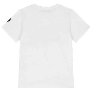 Boys White Logo T-Shirt