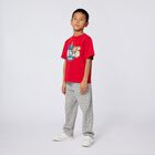 تيشيرت اولاد بالشعار باللون الاحمر , 1, hi-res