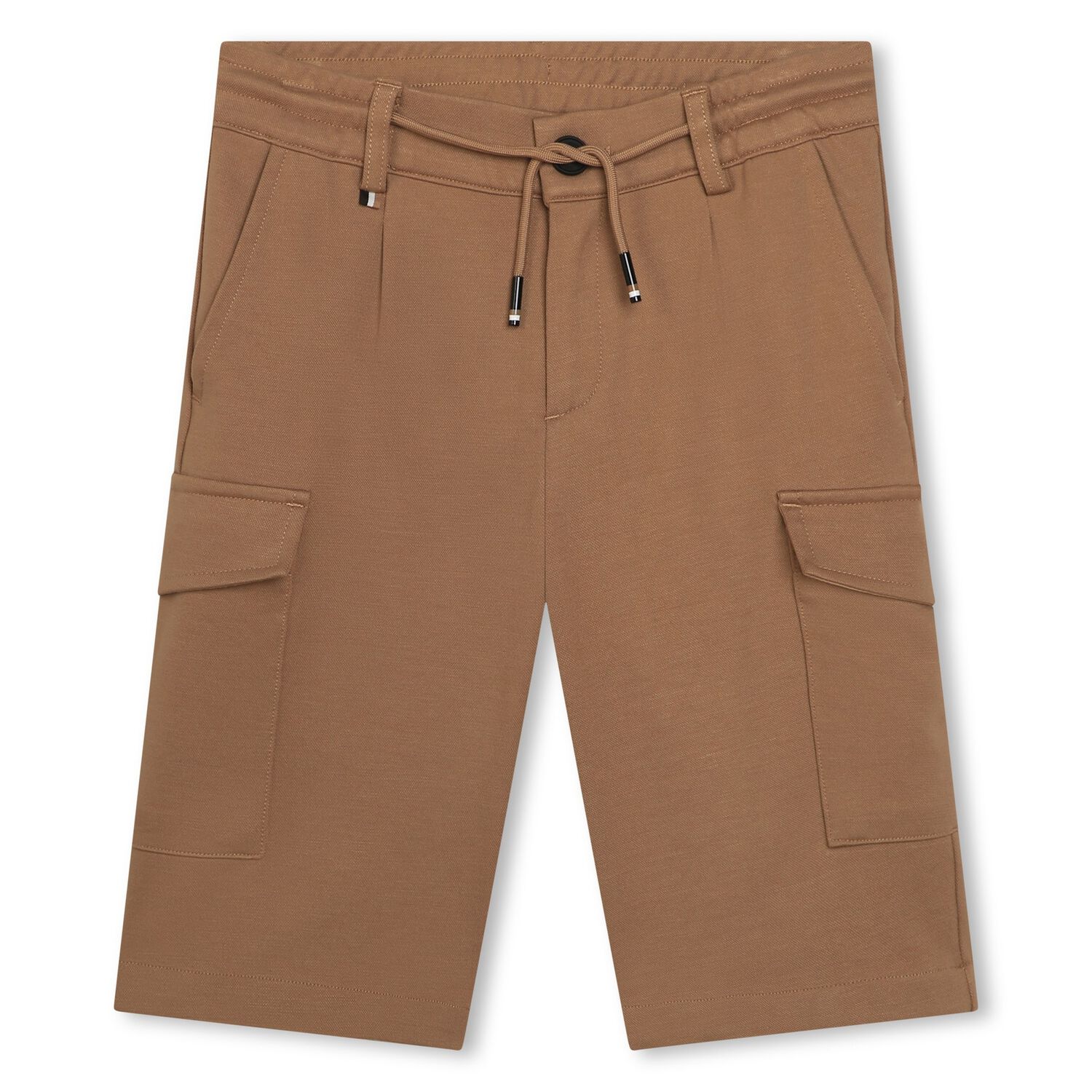 Boys Beige Logo Shorts, 1, hi-res image number null