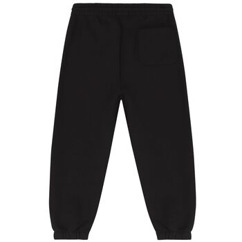 Boys Black Logo Joggers