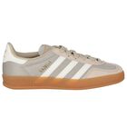 Beige & White Gazelle Trainers , 1, hi-res