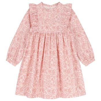 Girls Pink & Ivory Liberty Dress