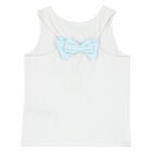 Girls White Smoothie Graphic Top, 1, hi-res