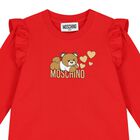 Younger Girls Red & Ivory Teddy Bear Logo Leggings Set, 1, hi-res