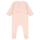 Baby Girls Pink Logo Babygrow Gift Set, 1, hi-res