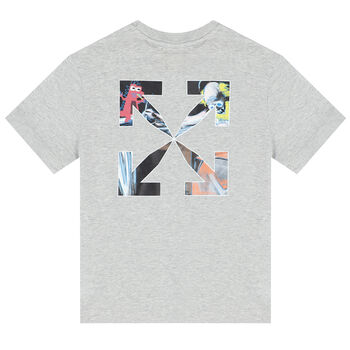 Grey Monster Arrow Logo T-Shirt