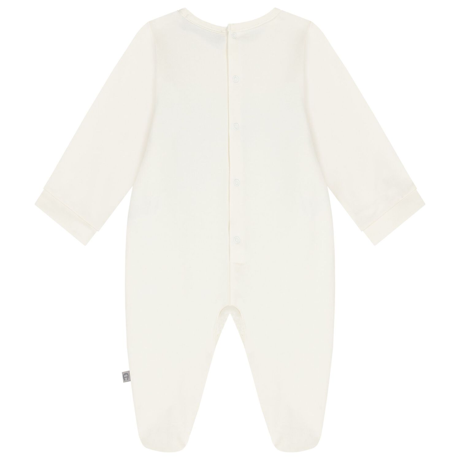 Ivory Logo Babygrow, 1, hi-res