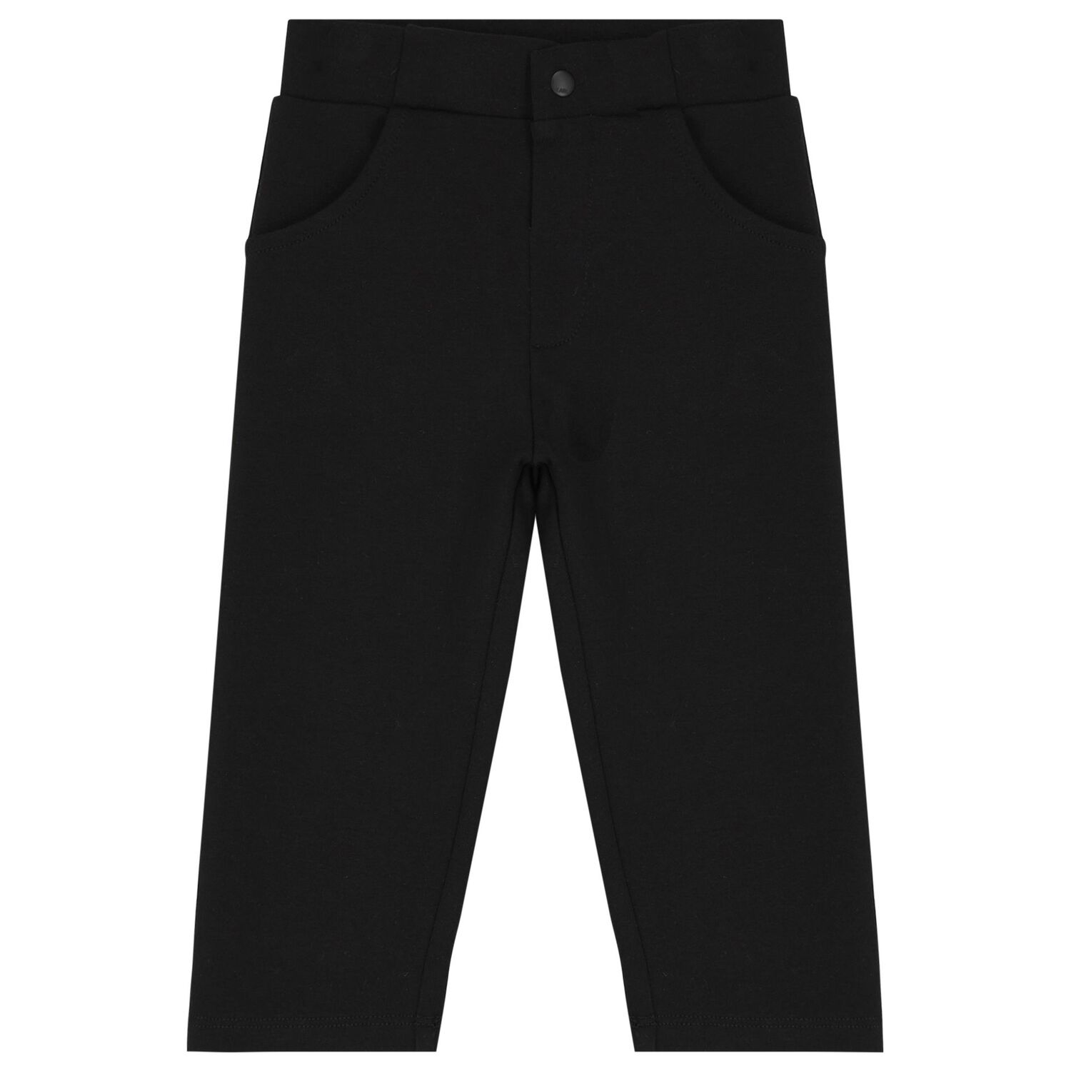 طقم بنطلون أولاد بالشعار باللون الأبيض والأسود, 1, hi-res image number null