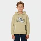 Boys Beige & Navy Blue Tracksuit, 1, hi-res