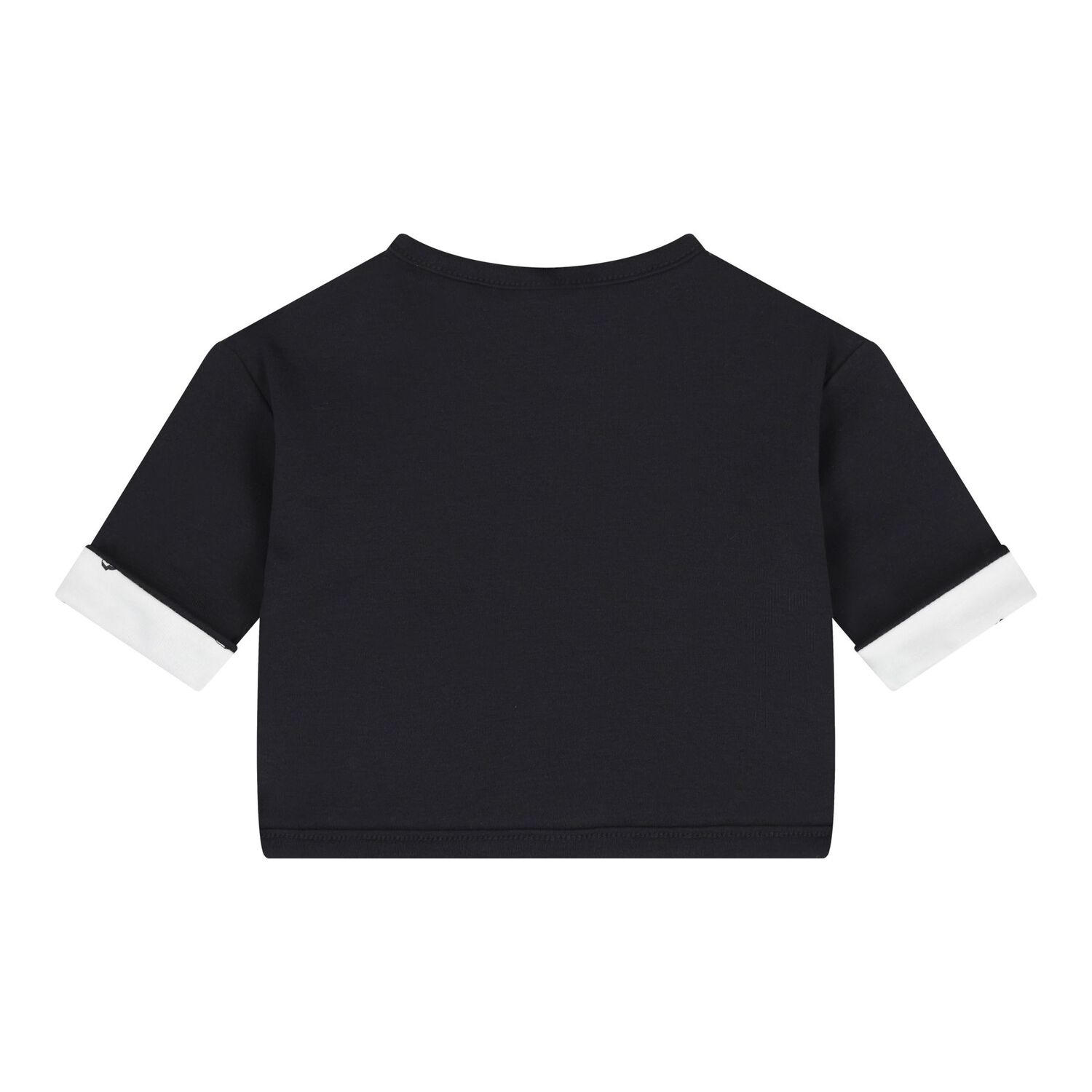 طقم بنطلون قابل للعكس بالشعار للاولاد باللون الابيض والاسود , 1, hi-res