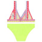 Girls Neon Yellow Bikini, 1, hi-res