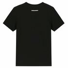 Boys Black Logo Mini-Me T-Shirt, 1, hi-res