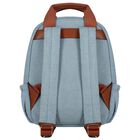 Girls Blue Logo Denim Backpack, 1, hi-res
