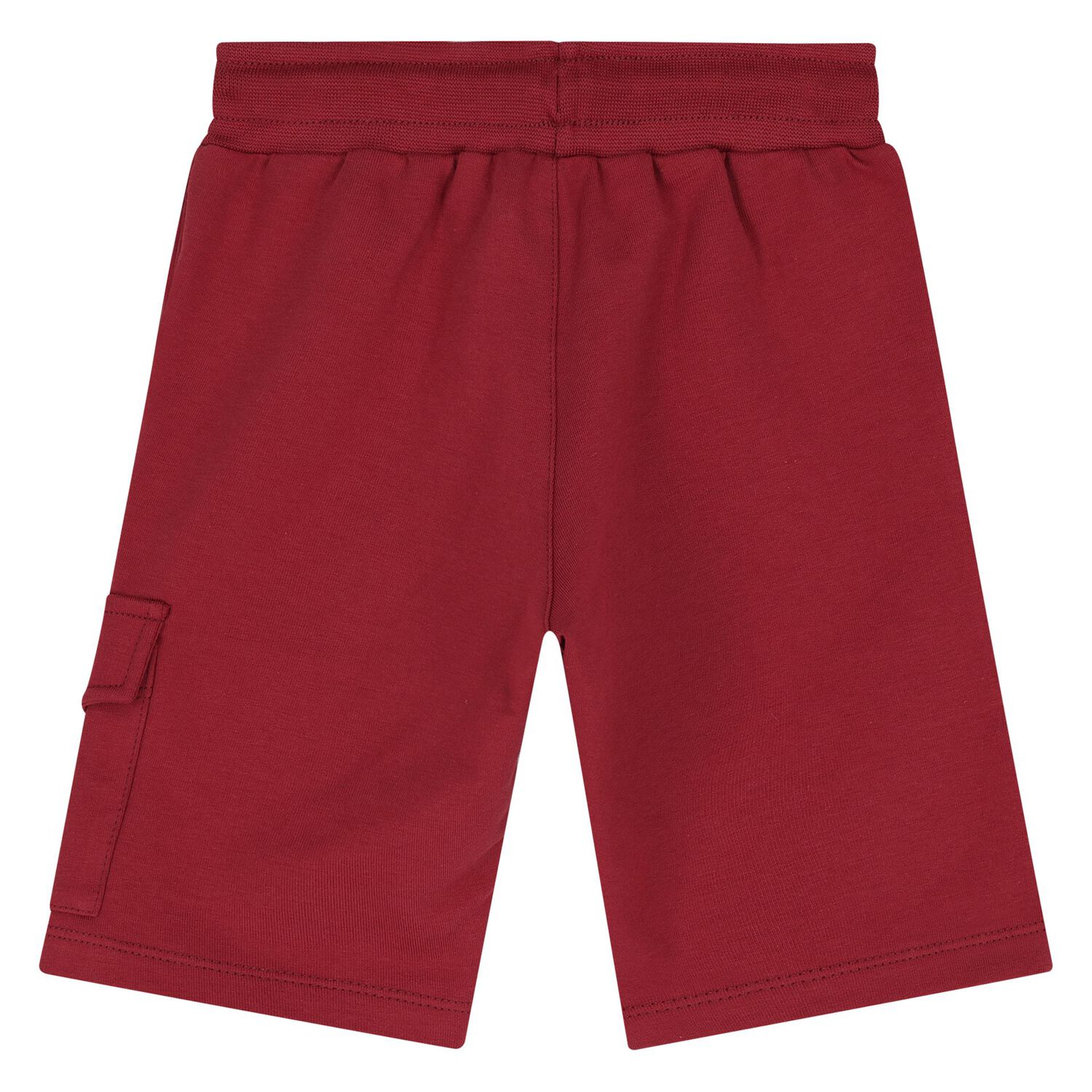 Younger Boys Red Logo Shorts , 3, hi-res