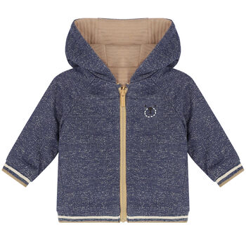 Baby Boys Reversible Zip Up Hoodie