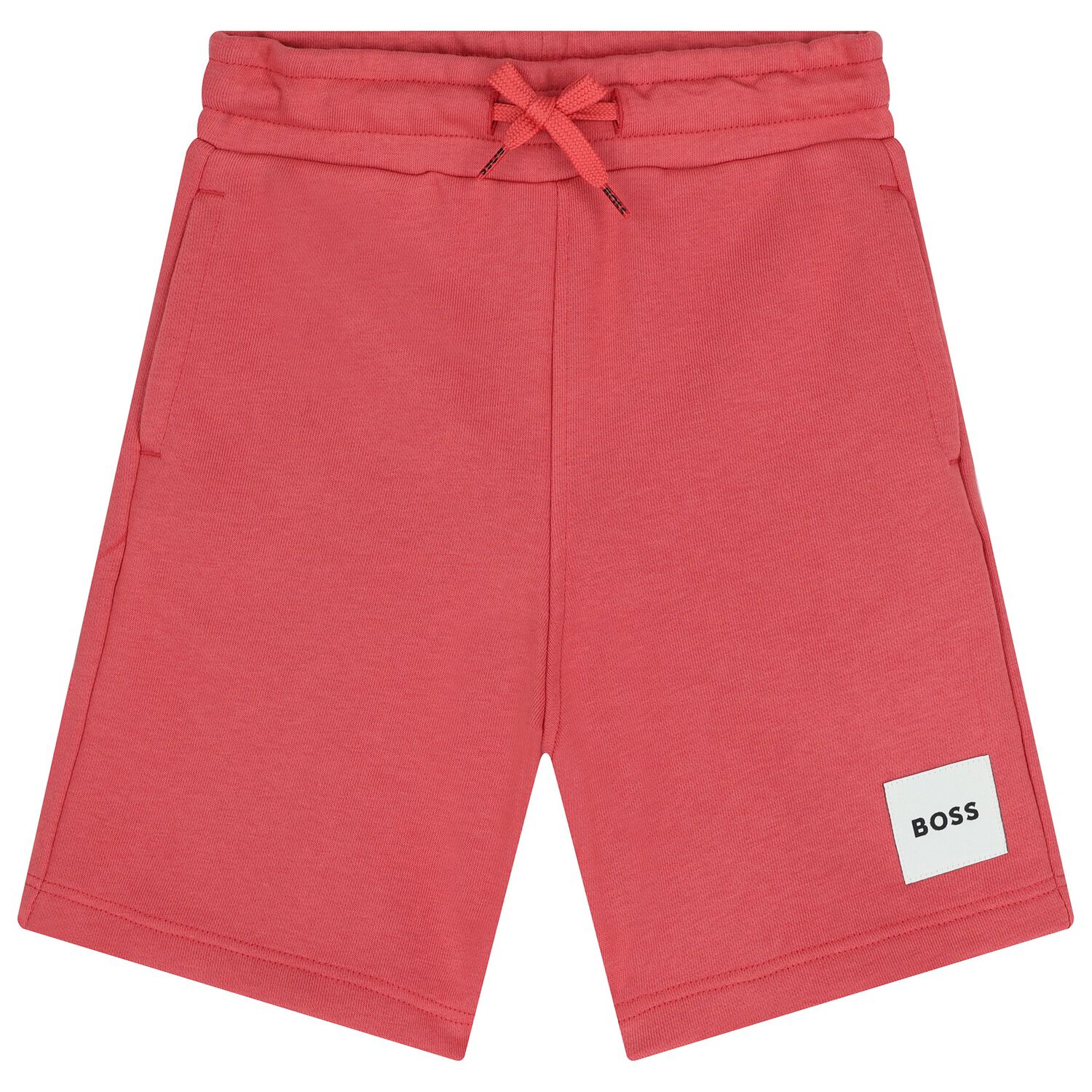 Boys Red Logo Shorts, 4, hi-res