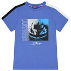 Boys Blue Logo T-Shirt, 2, hi-res
