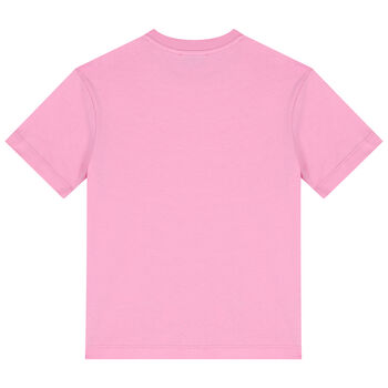 Pink & White Logo T-Shirt