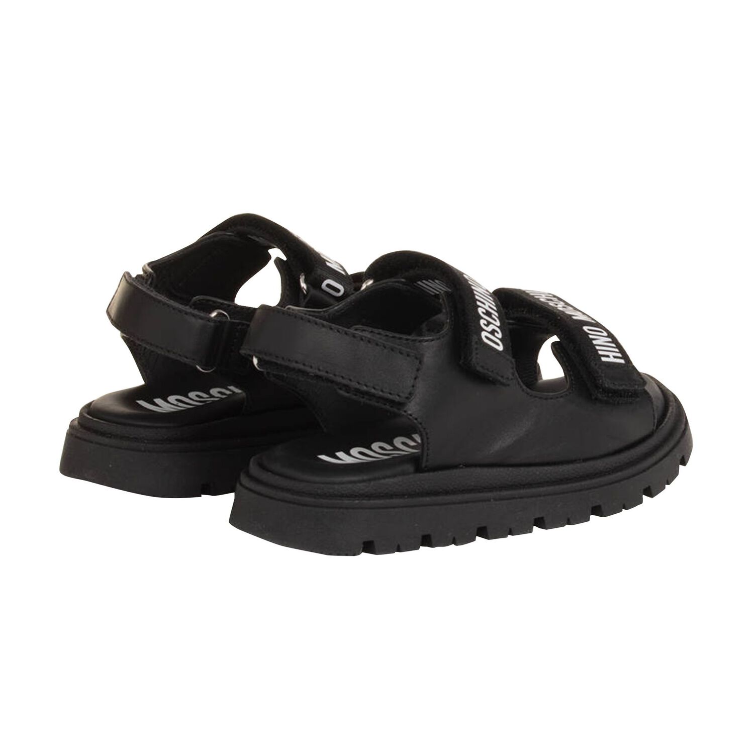 Black & White Logo Sandals, 1, hi-res image number null