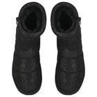 Girls Black Logo Boots, 1, hi-res