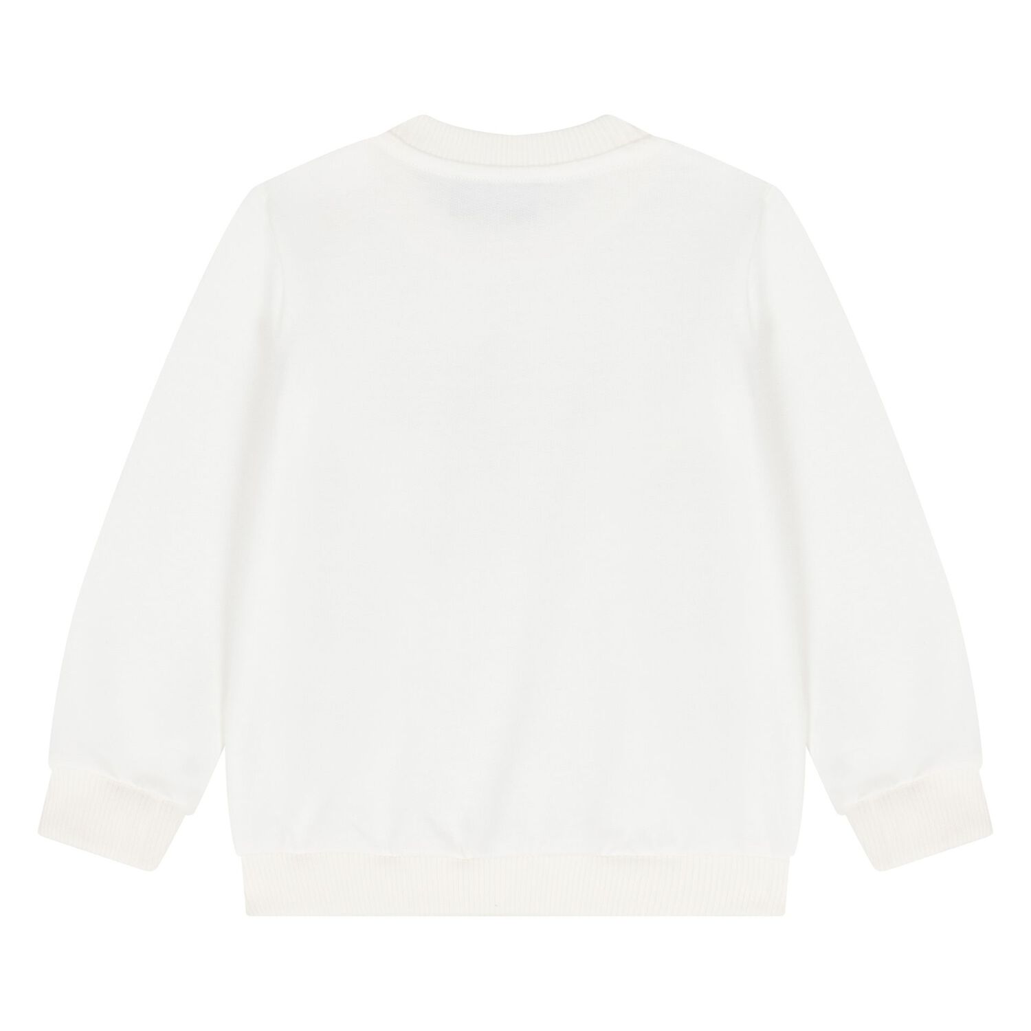 سويت شيرت بالشعار الدب تيدي الأبيض , 1, hi-res