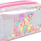 Girls Silver Iridescent Pencil Case, 1, hi-res
