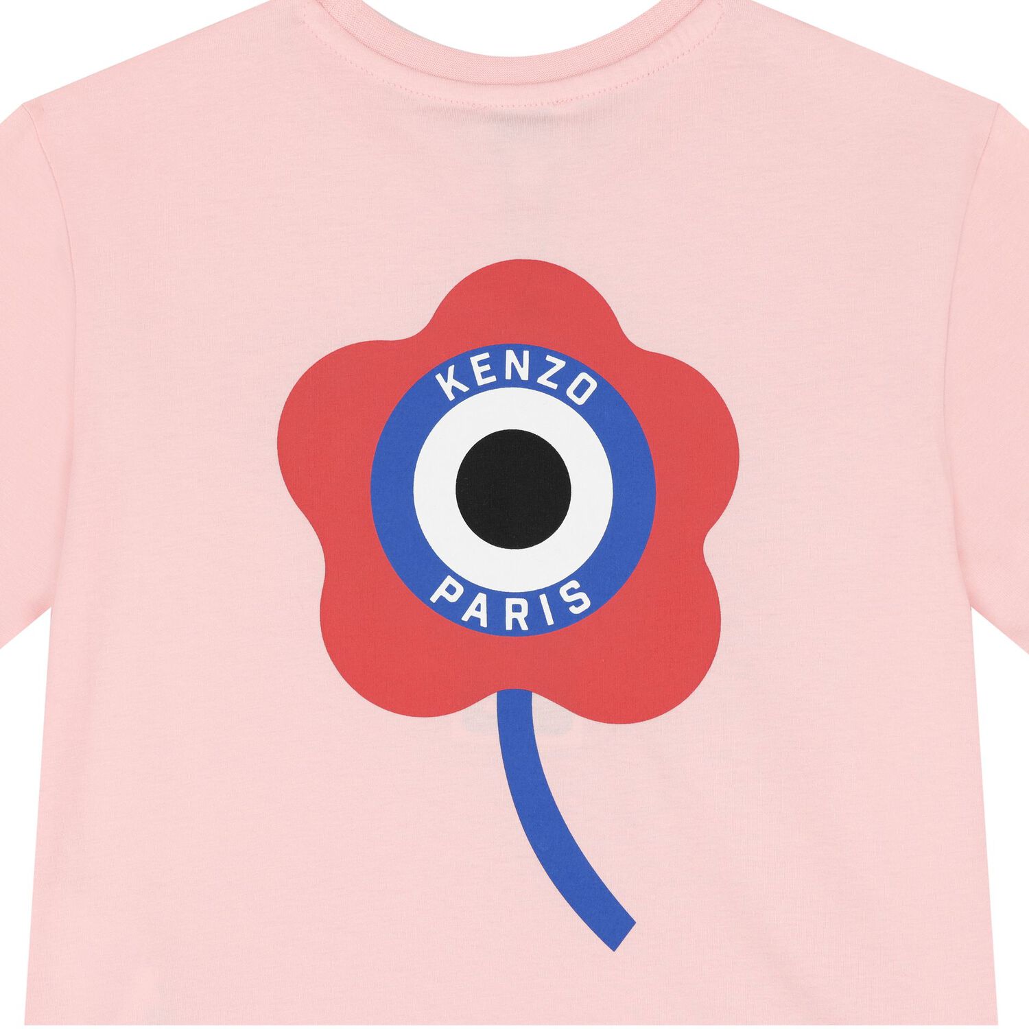 Girls Pink Flower Logo T-Shirt, 1, hi-res image number null
