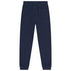 بنطلون رياضي بالشعار باللون الكحلي للأولاد, 2, hi-res