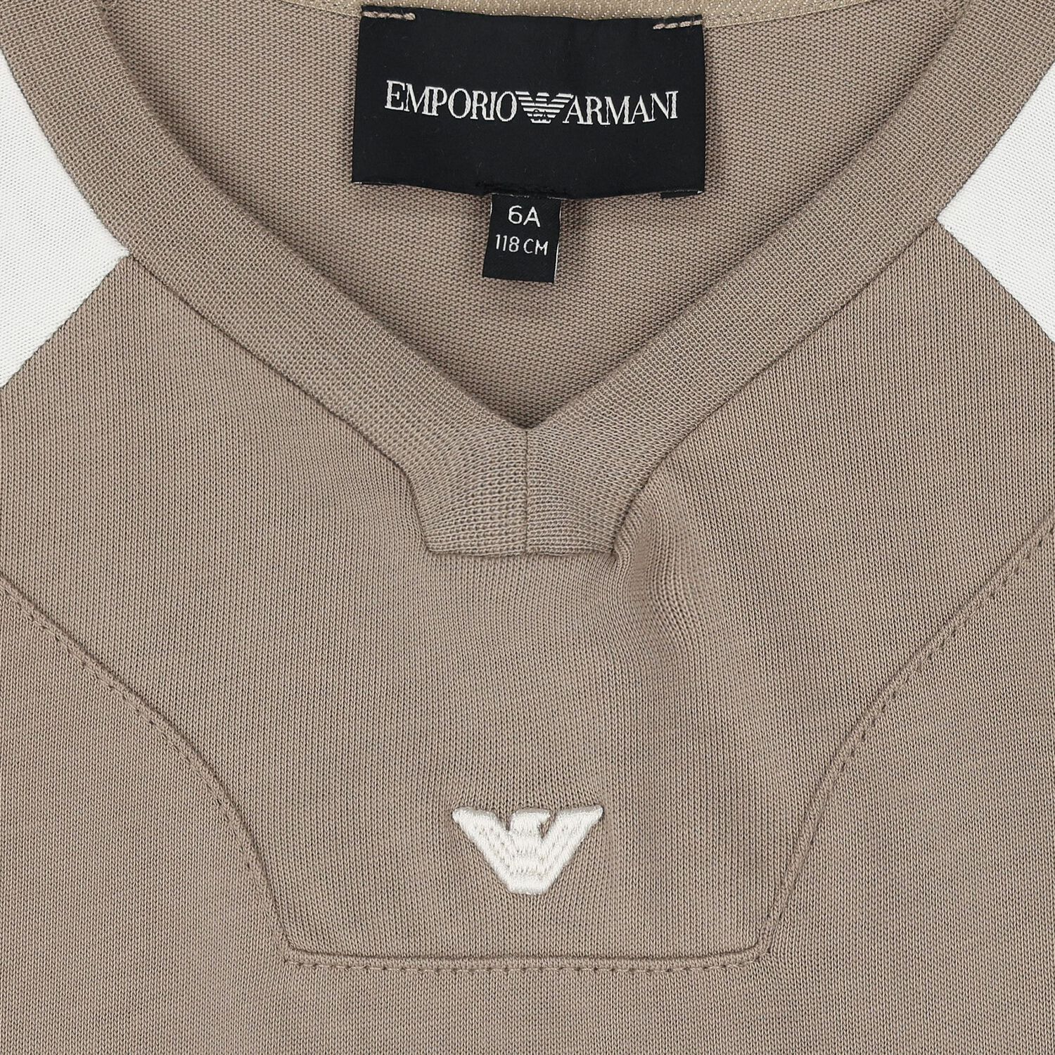 Boys Beige Logo T-Shirt, 2, hi-res