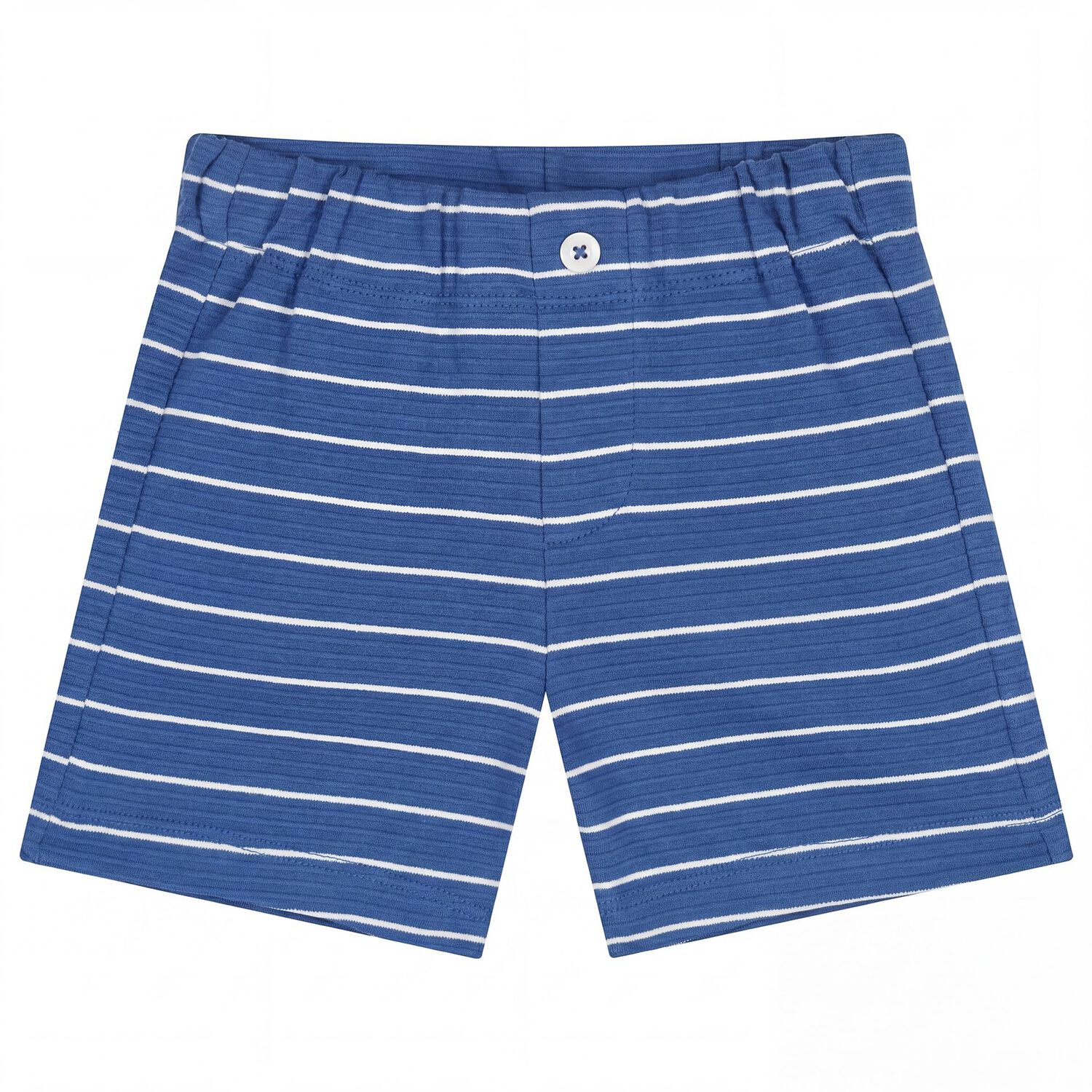 طقم شورت أبيض وأزرق للأولاد الصغار, 1, hi-res