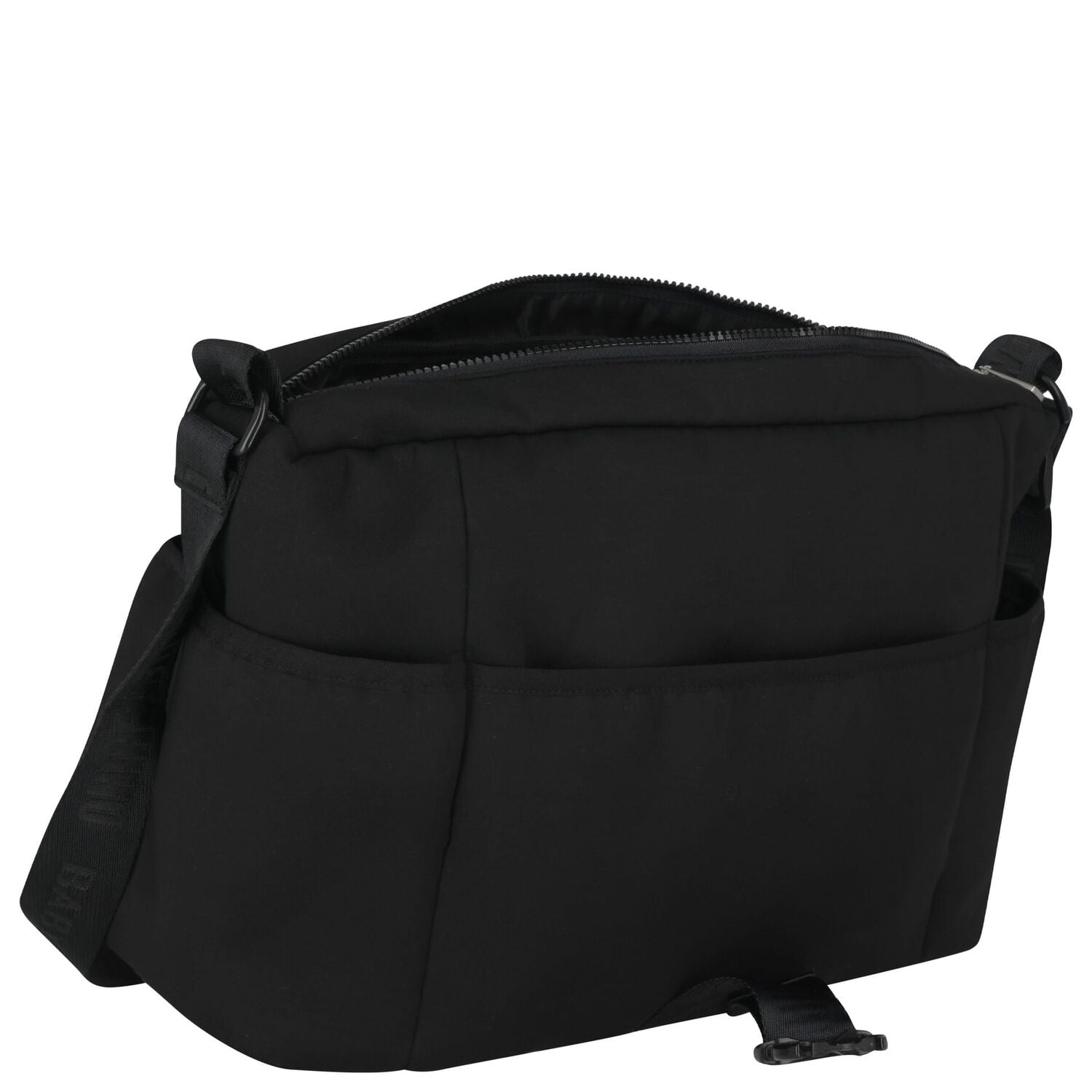 Black Teddy Bear Logo Baby Changing Bag ( 40CM ), 1, hi-res
