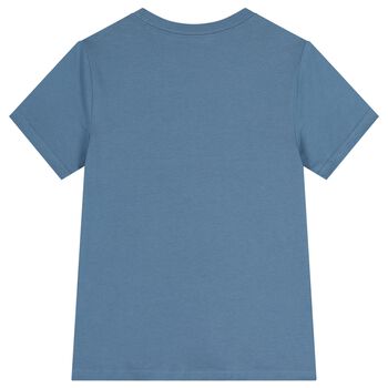 Boys Blue Polo Bear T-Shirt