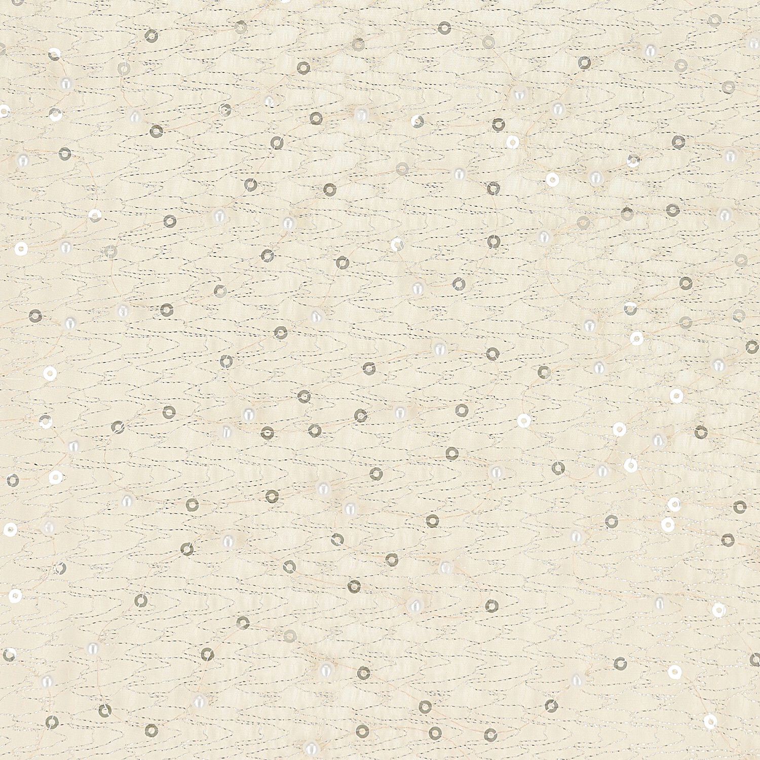 Girls Ivory Sequin Embellished Dress, 1, hi-res