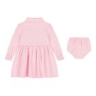 Baby Girls Pink Logo Dress Set, 1, hi-res