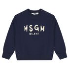 Younger Navy Blue Logo Tracksuit, 2, hi-res