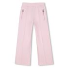 Girls Pink Embellished Logo Joggers, 1, hi-res