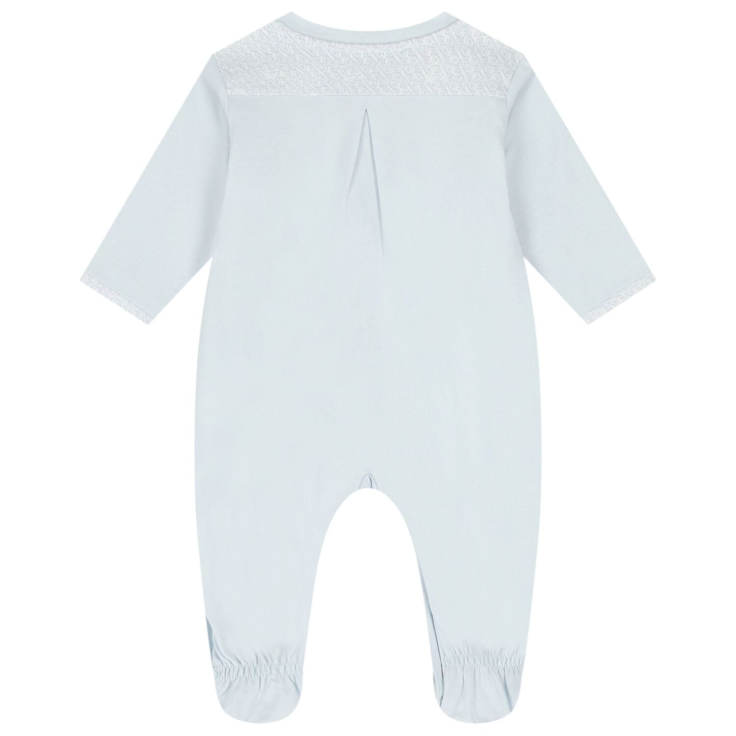 Baby Boys Blue Logo Babygrow Set, 4, hi-res