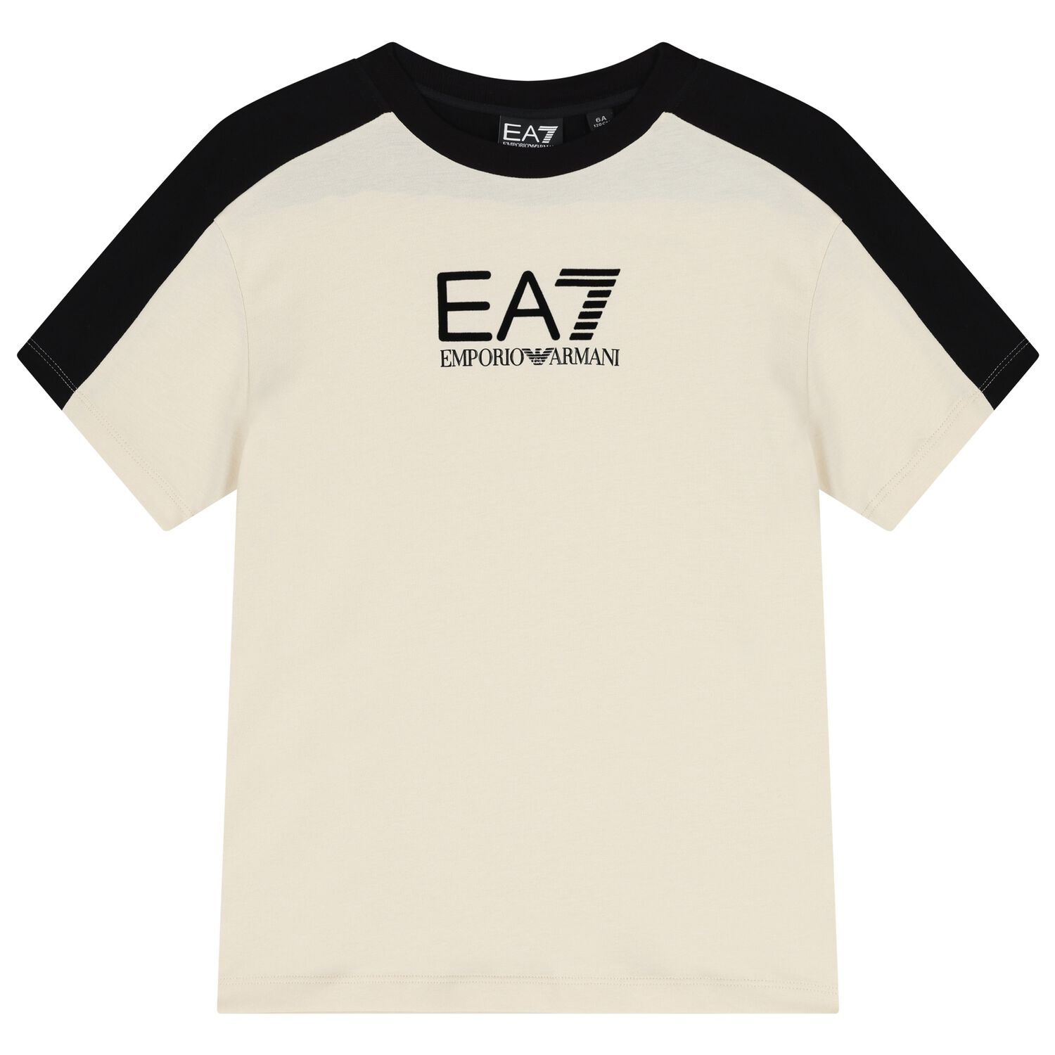 Boys Beige Logo T-Shirt, 1, hi-res