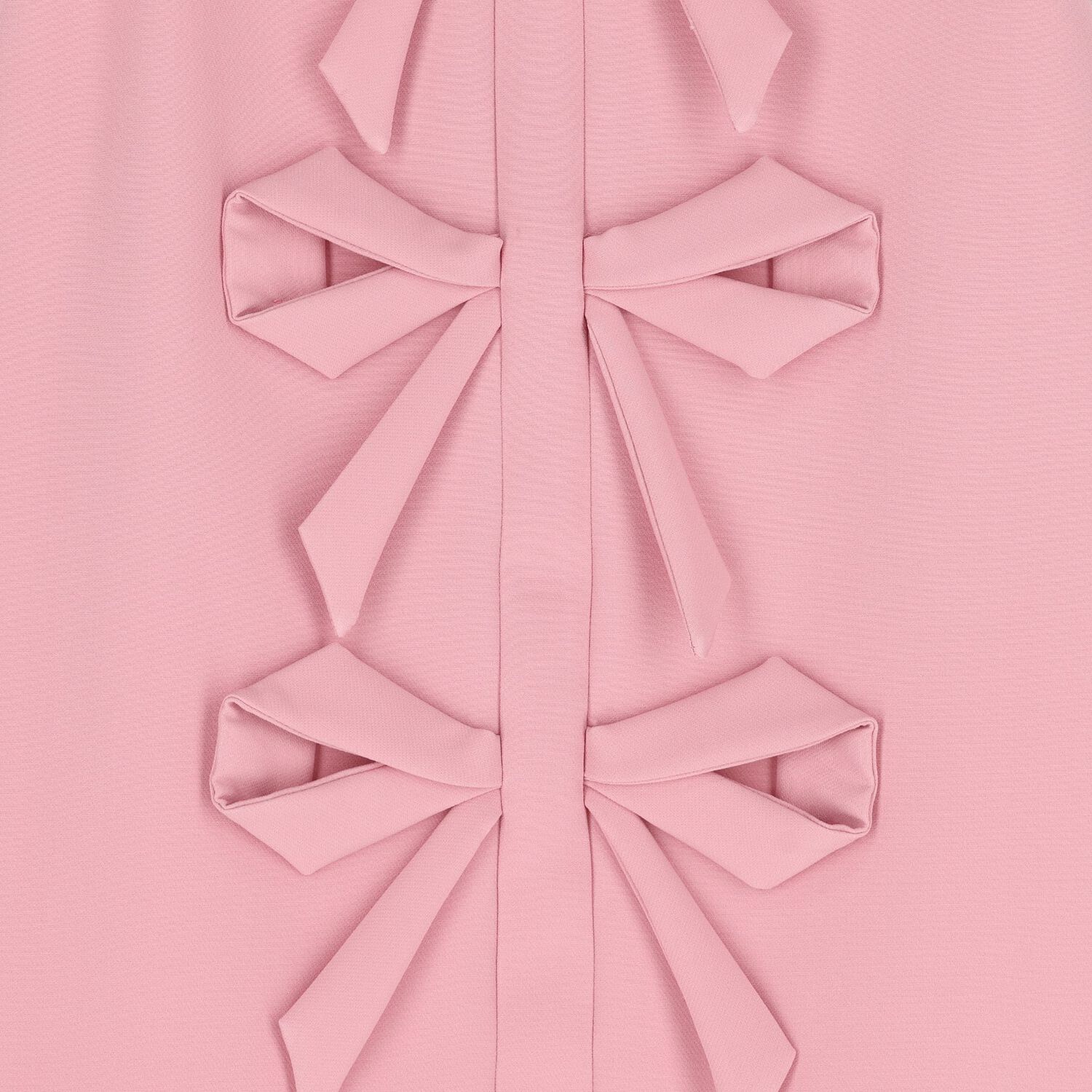 Girls Pink Bow Dress, 2, hi-res