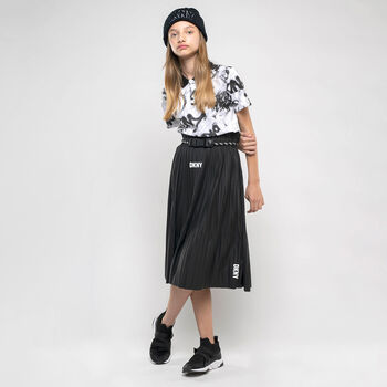 Black & White Logo Trainers