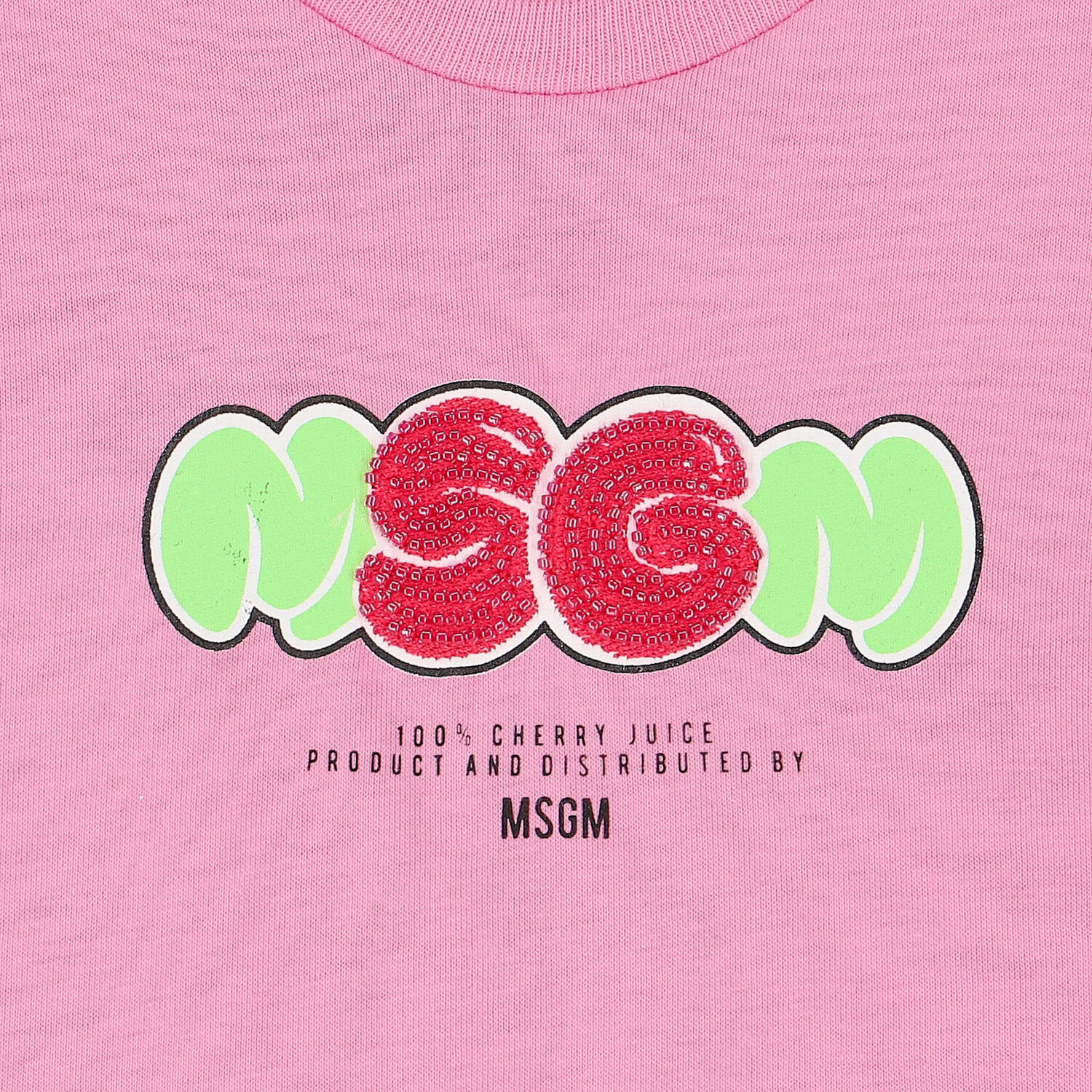 فستان بالشعار باللون الوردي, 1, hi-res