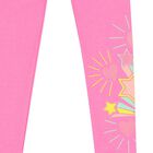 Girls Pink Stars & Hearts Leggings, 1, hi-res