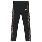 ليجينز بنات بالشعار باللون الاسود , 1, hi-res