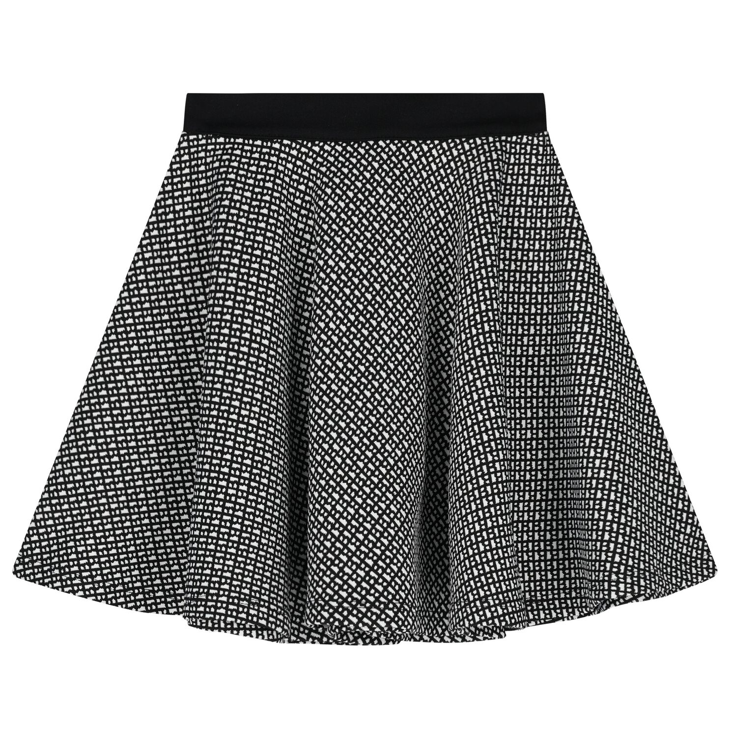 Girls Black & White Logo Skirt, 1, hi-res image number null