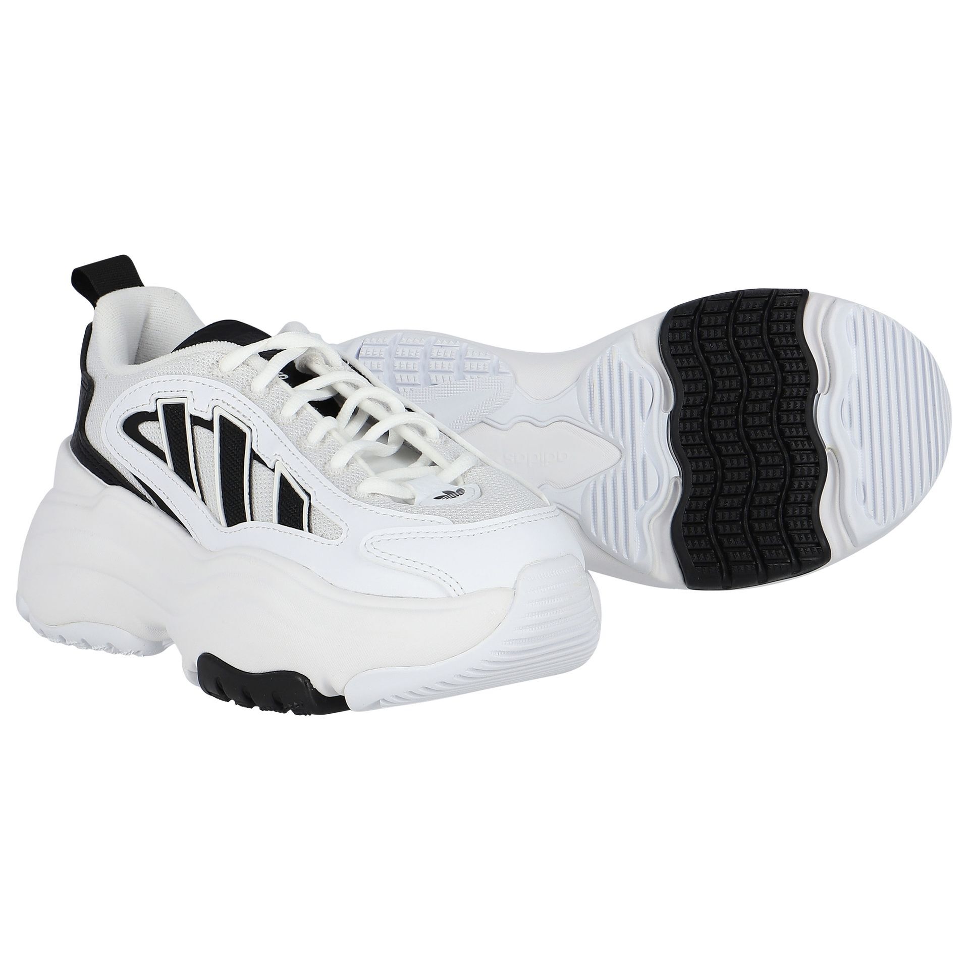 Chunky white trainers adidas clearance
