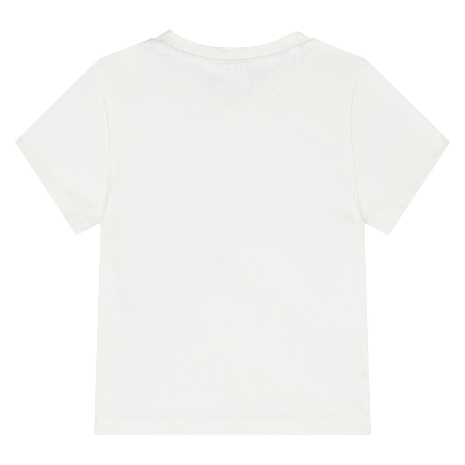 Baby Boys White Logo T-Shirt, 1, hi-res image number null
