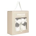 Baby Girls Ivory Bow Pre Walker Shoes, 5, hi-res